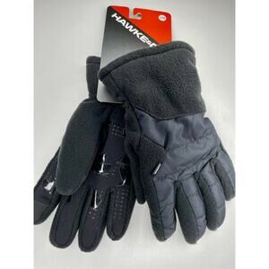 NWT Men’s Hawke & Co. Mid Weight Field Gloves Black Size Small / Medium $44